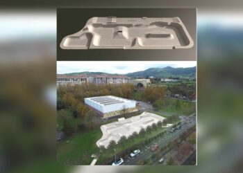 Skatepark con zona sectorizada para todos los niveles