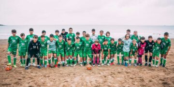 Racing campeón infantil y alevín en Fútbol Playero
