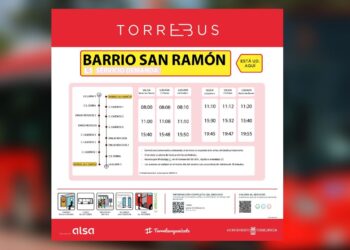 Nuevos servicios y horarios Torrebus