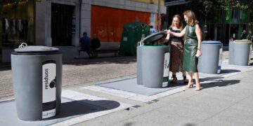Contenedores soterrados en Santander