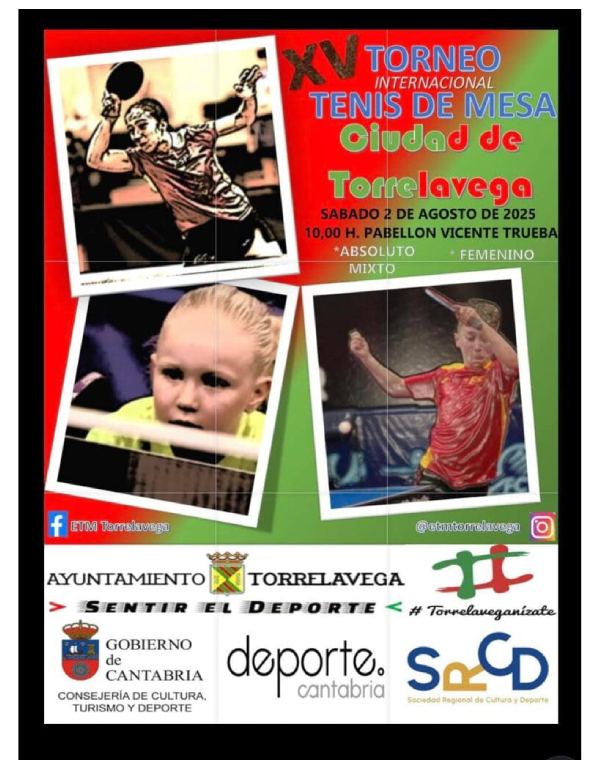 torneo de tenis de mesa en Torrelavega