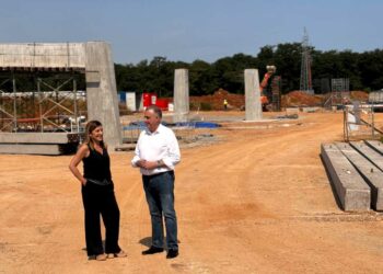 Visita al proyecto vial en Morero