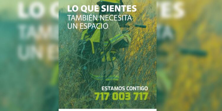 Cartel apoyo afectados incendios en España