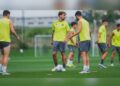 Entrenamiento precio del Racing al partido del AD Ceuta