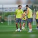 Entrenamiento precio del Racing al partido del AD Ceuta