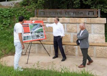 inauguración de la obra del acceso al Barrio Navalín.
