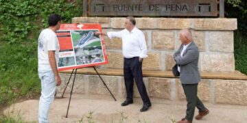 inauguración de la obra del acceso al Barrio Navalín.