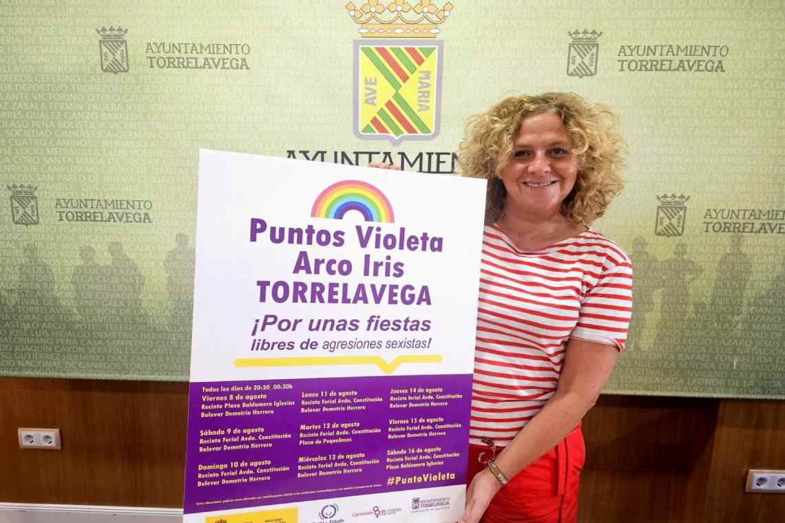 Puntos Violeta y Arcoíris en las fiestas de La Patrona 2025