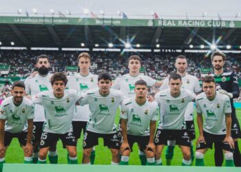 Once inicial del Racing-Ceuta