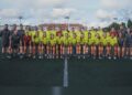 Jugadoras del Racing iniciando la pretemporada