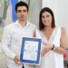 La alcaldesa Gema Igual felicita a Jorge Estévez
