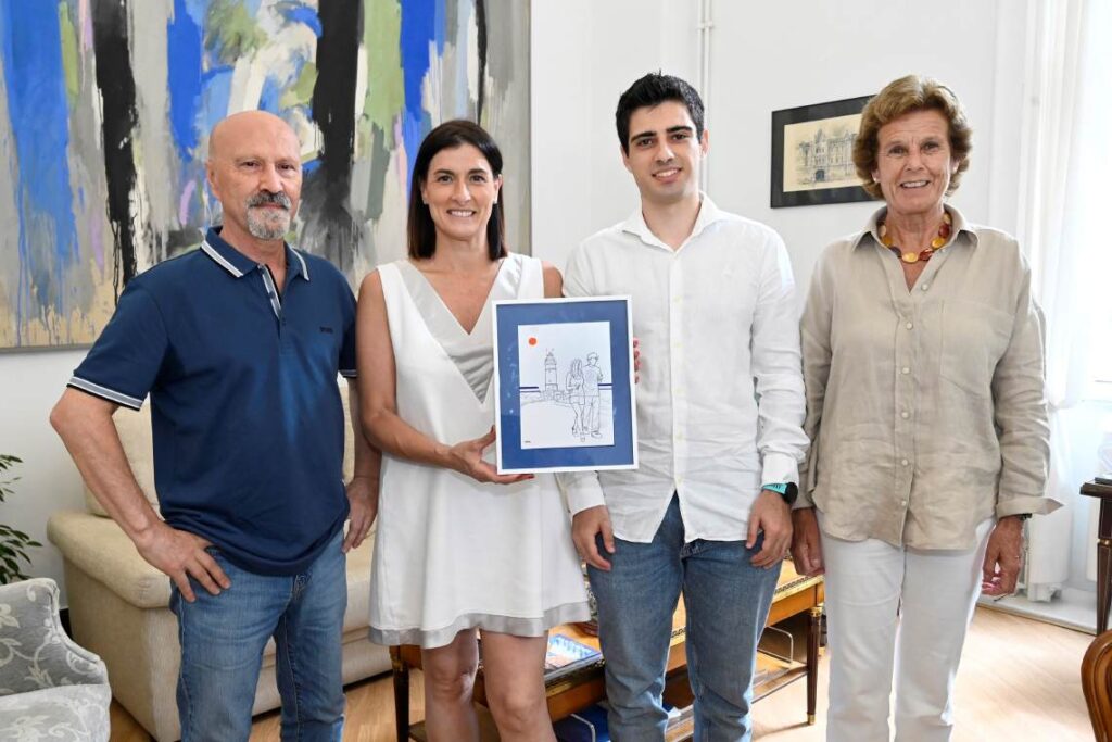 La alcaldesa Gema Igual felicita a Jorge Estévez 