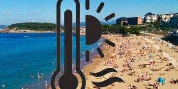 alta temperatura durante la ola de calor en Cantabria.