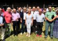celebrando la festividad de la Virgen de Valvanuz en Selaya