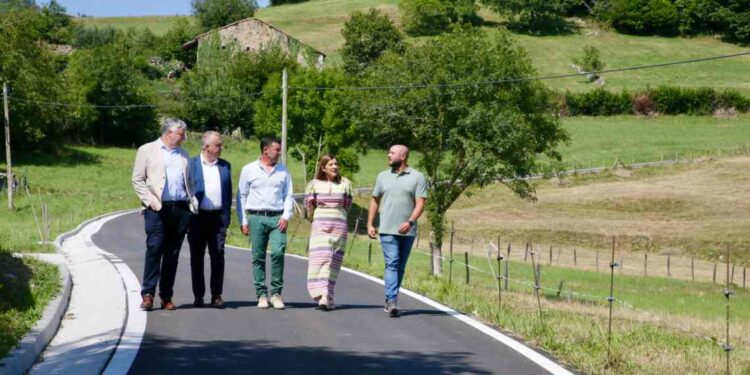Mejora de la carretera de acceso a Cires en Cantabria