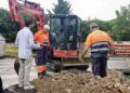 Obras acera de Torrelavega