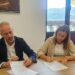 Medio Cudeyo suscriben un convenio de colaboración para ejecutar un parque infantil