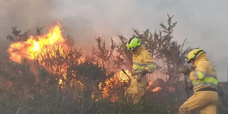 Riesgo de incendios forestales en Cantabria