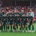 Once inicial del Racing en Almería