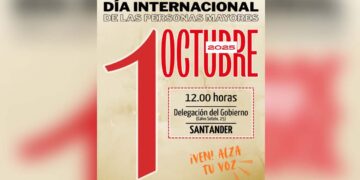 Concentración en Santander por los derechos de las personas mayores