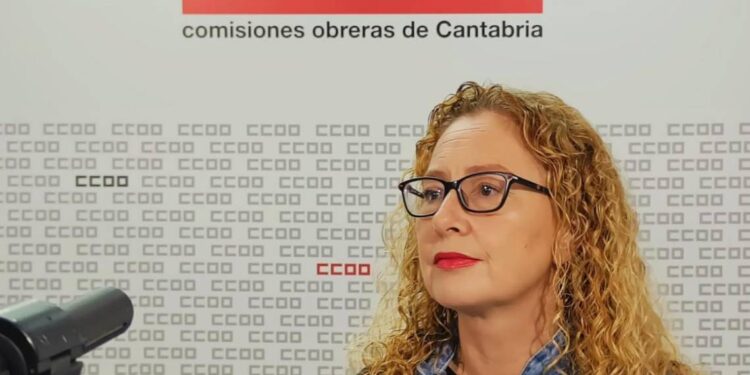 Laura Lombilla, rueda prensa, empleo Cantabria