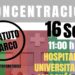 Concentración sindical en Valdecilla por Sanidad y Estatuto Marco