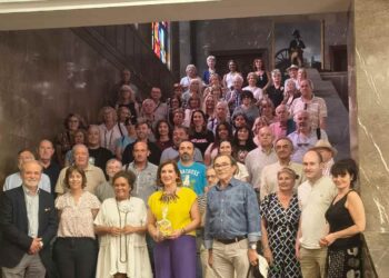 Sociedad Coral de Torrelavega durante su gira en Zaragoza