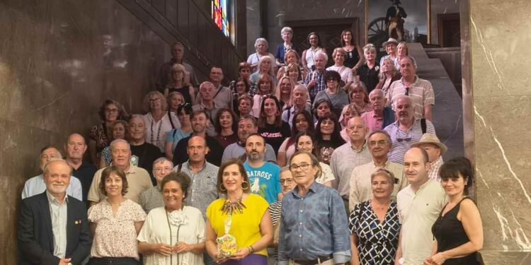 Sociedad Coral de Torrelavega durante su gira en Zaragoza