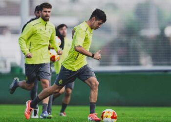 Entrenamiento Rayo Cantabria