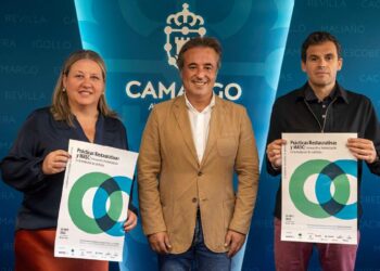 Diego Movellán presenta la Jornada de Mediación en Camargo