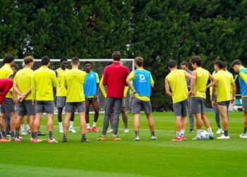 Entrenamiento Previo al Partido Racing - Málaga