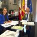 Reunión consejero de Educación con Alcaldesa de Bezana