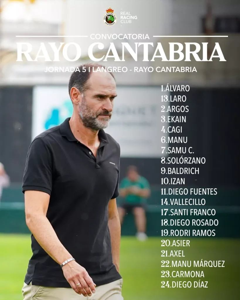 Convocatoria Langreo-Rayo