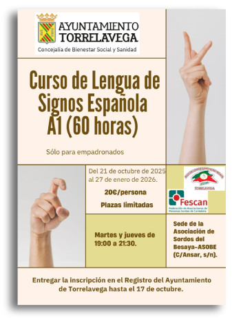 curso de Lengua de Signos