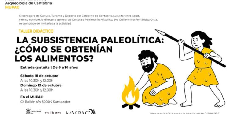 Taller sobre subsistencia en el Paleolítico