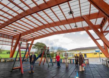 CEIP Aguanaz Cubierta parque infantil