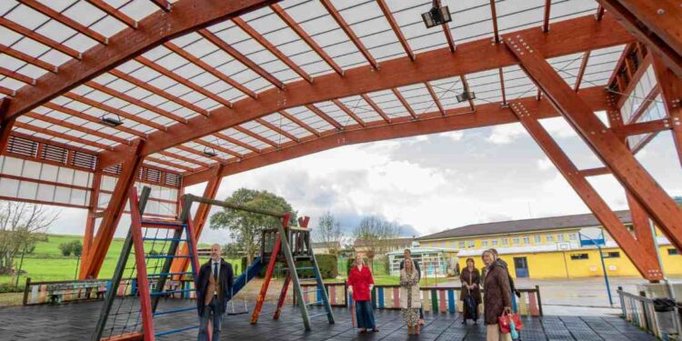 CEIP Aguanaz Cubierta parque infantil