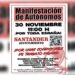 manifestación Autónomos 30N