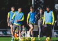 Entrenamiento del Racing de Santander