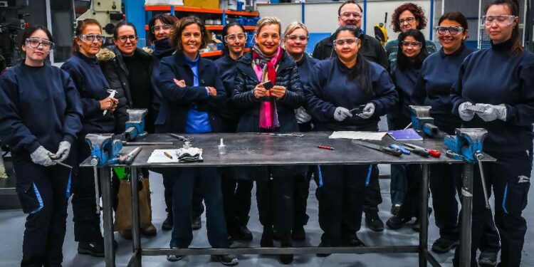 Inserción laboral de mujeres sector industrial