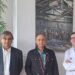gerente de la Fundación Marqués de Valdecilla, José Francisco Díaz, el fotógrafo Chema Prieto y el director del Hospital
