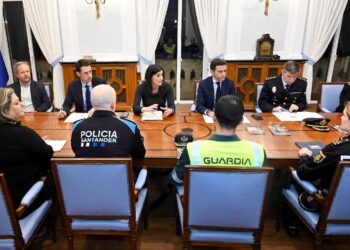 Reunion Dispositivo de vigilancia para la Seguridad Ciudadana em tardebuena