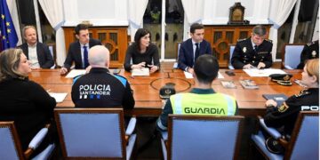 Reunion Dispositivo de vigilancia para la Seguridad Ciudadana em tardebuena