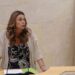 Paula Fernández en el Parlamento en defensa de la enfermería