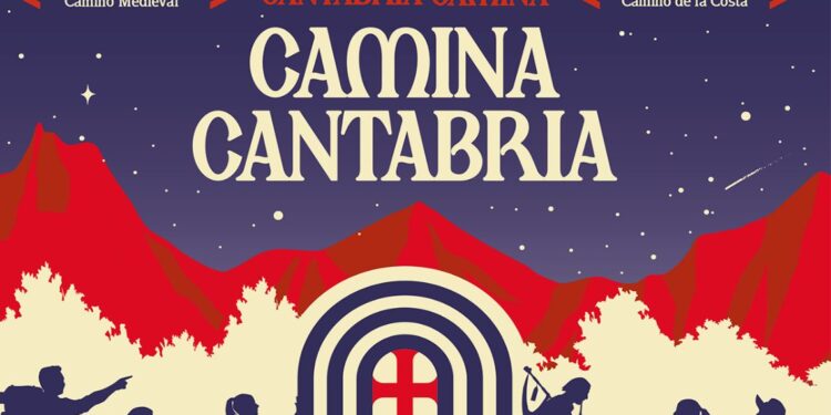 Cartel festival dedicado a la música folk