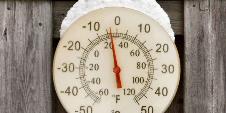 aviso por nieve y bajas temperaturas