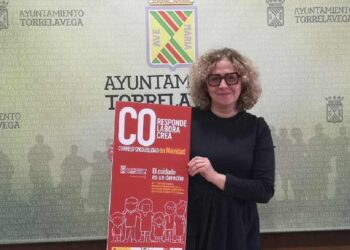 Presentación de la campaña de corresponsabilidad en Navidad en Torrelavega