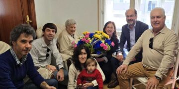 Homenaje a la vecina Cándida Mazón