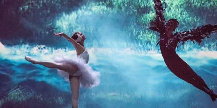 El Lago de los Cisnes en la Sala Argenta del palacio de festivales
