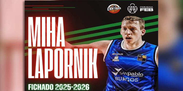 Miha Lapornik refuerza la plantilla del Grupo Alega Cantabria